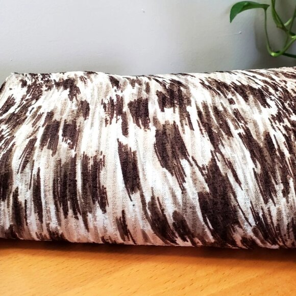 RAYON COTTON FABRIC NEW 112" x 40" ANIMAL PRINT BROWN BEIGE CRAFT SEWING - Picture 3 of 6